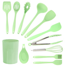 MegaChef-Mint-Green-12-Piece-Silicone-Cooking-Utensils_1704f18e-5589-449f-992b-e973cf2a490a.19a3f3e5363173f07c9de9216c37f887 - USA Mega Market