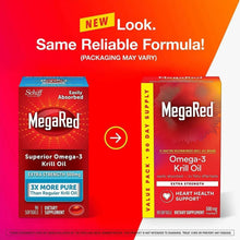 MegaRed Omega-3 Krill Oil Dietary Supplement Softgels, 500 mg, 90 Count