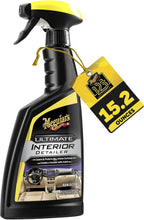 Meguiar's G16216 Ultimate Interior Detailer, Protects Interior Surfaces from Dirt & Grime, Leaves Your Surfaces Protected from UV Rays & Giving It a Lasting FinishSpray Bottle, 15.2 Oz (Pack of 2)