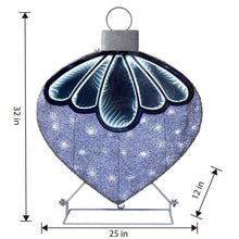 Member's Mark 32" Pre-Lit Silver Infinity Light Ornament Decor