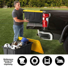 Member-s-Mark-40-Gallon-Heavy-Duty-Black-and-Yellow-Storage-Tote-3-_4 - USA Mega Market