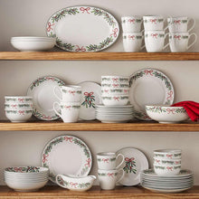 Member's Mark 53-Piece Porcelain Holiday Entertainer Set