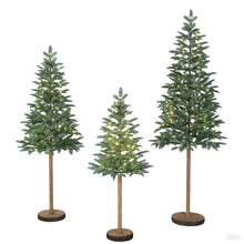 Member's Mark Pre-Lit Alpine Tree Décor, Set of 3