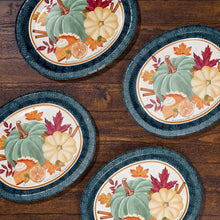 Member’s Mark Thanksgiving Oval Paper Plates, 10" x 12", 50 Count
