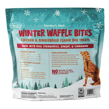 Member's Mark Winter Waffles Chicken & Gingerbread Flavor Dog Treats, 3lb