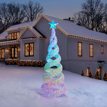 Member's Mark 8' Pre-Lit Iridescent Color-Changing Spiral Tree - USA MEGA SHOP
