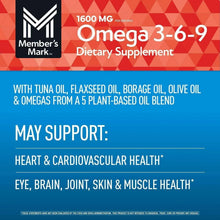 Member’s Mark Omega 3-6-9 Softgels with Sustainably Sourced Tuna Oil, 300 Count