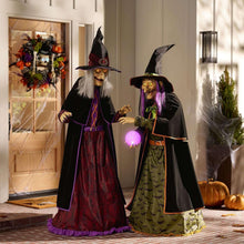 Member-sMarkPre-LitAnimatedCrystalBallWitches-Setof24-_1 - Brands For Less USA