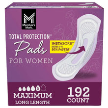 Member-sMarkTotalProtectionMaximumLongPads-5Drop-192ct-10-_1 - USA Mega Market