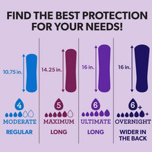 Member's Mark Total Protection Pads for Women, Ultimate Long, 6 Drop, 144 ct.