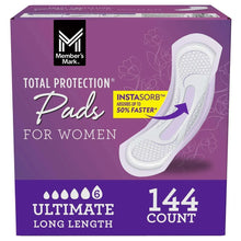 Member-sMarkTotalProtectionPadsforWomen-UltimateLong-6Drop-144ct-4-_1 - USA Mega Market