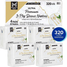 Member-sMarkUltraPremium3-PlyWhiteDinnerNapkins-4pks-80napkinspk5-_2 - USA Mega Market