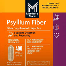 Member's Mark 100% Psyllium Husk Fiber Capsules, 800 ct.