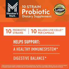 Member's Mark 10 Strain Probiotic Capsules, 84 ct.