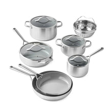 Member's Mark 11-Piece Modern Tri-Ply Cookware Set with Ceramic Coating