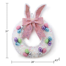 Member's Mark 24" Tinsel Bunny Wreath