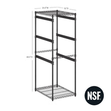 Member's Mark 5-Tier Storage Tote Rack, 23.2"W x 31"D x 69.5"H