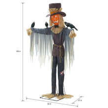 Espantapájaros animado preiluminado Member's Mark de 8 pies 