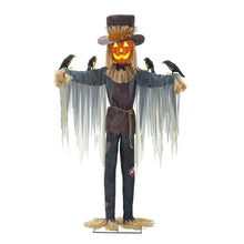 Espantapájaros animado preiluminado Member's Mark de 8 pies 