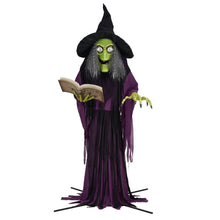 Marca del miembro 9' Bruja lanzadora de hechizos animada y preiluminada 