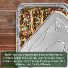 Member's Mark Aluminum Steam Table Lids, Half Size 30 ct.