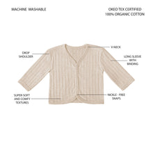 Cárdigan de algodón orgánico Member's Mark Baby (paquete de 2)