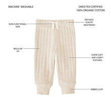 Member's Mark Baby 3-Pack Organic Cotton Rib Pant