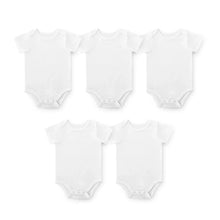 Member's Mark Baby 5-Pack Organic Cotton White Bodysuit