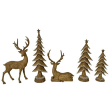 Member's Mark Deer and Tree Décor, Set of 5