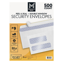 Member'S Mark Envelope #9, Double Window (500 Ct.)