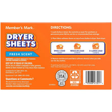 Member_sMarkFabricSoftenerDryerSheets_FreshScent_480ct.5 - USA Mega Market