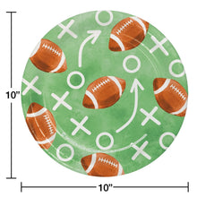 Member's Mark Football Fun Party Paper Plates, 10", 85 ct.