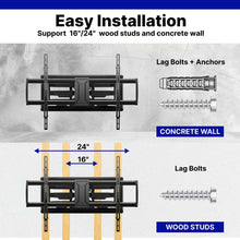 Member's Mark Full Motion Extended TV Wall Mount with Articulating Dual Swivel Arms for 32"-100" TVs