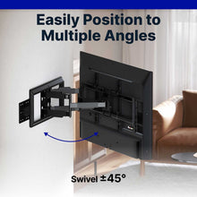 Member's Mark Full Motion Extended TV Wall Mount with Articulating Dual Swivel Arms for 32"-100" TVs