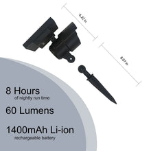 Member_sMarkMatteBlackLEDSolarSpotLights_2-pack5 - USA Mega Market