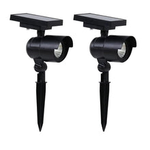 Member_sMarkMatteBlackLEDSolarSpotLights_2-pack - Brands For Less USA