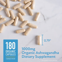 Member’s Mark Organic Ashwagandha 1000 mg Vegetarian Capsules, 180 ct.