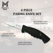 Member's Mark 3" and 3.25" Paring Knives, 4 pk.