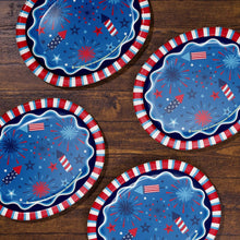 Member's Mark Patriotic Oval Paper Plates, 10" x 12", 50 ct.