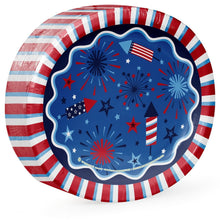 Member's Mark Patriotic Oval Paper Plates, 10" x 12", 50 ct.