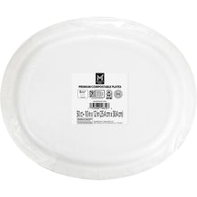 Member's Mark Patriotic Oval Paper Plates, 10" x 12", 50 ct.