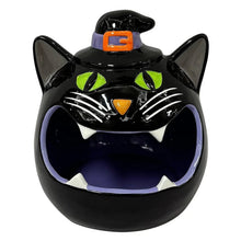 Member's Mark Pre-Lit Ceramic Cat Halloween Candy Bowl