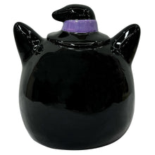 Dulcero de cerámica con forma de gato y luces de Member's Mark para Halloween 