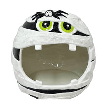 Dulcero de cerámica con forma de momia preiluminada de Member's Mark para Halloween 