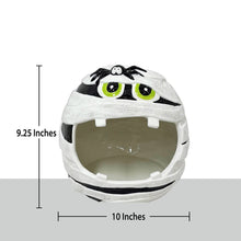 Dulcero de cerámica con forma de momia preiluminada de Member's Mark para Halloween 