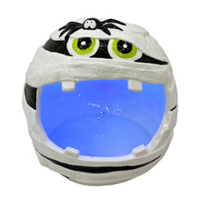 Dulcero de cerámica con forma de momia preiluminada de Member's Mark para Halloween 