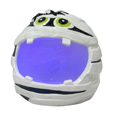 Dulcero de cerámica con forma de momia preiluminada de Member's Mark para Halloween 