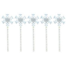 Luces LED para sendero Member's Mark Snowflake, paquete de 5 unidades.