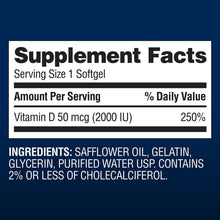 Member's Mark Vitamin D3, 50 mcg, 400 ct.