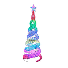 Member's Mark 8' Pre-Lit Iridescent Color-Changing Spiral Tree - USA MEGA SHOP